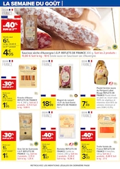 Saucisse Angebote im Prospekt "VENEZ GOÛTER AU MEILLEUR POUR DE BON !" von Carrefour auf Seite 14