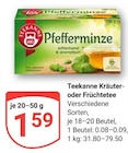 Kräutertee im Angebot bei GLOBUS in Mannheim Kräutertee Angebote von Teekanne bei GLOBUS Mannheim für 1,59 €