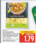 Schupfnudeln, Eierspätzle, Gnocchi oder Dinkelknöpfle von Bürger für 1,79 € bei E center im Angebot Schupfnudeln, Eierspätzle, Gnocchi oder Dinkelknöpfle von Bürger im aktuellen E center Prospekt