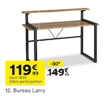 Bureau Larry en promo chez But Paris à 119,99 €