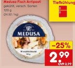 Fisch Antipasti im Angebot bei Netto Marken-Discount in Reutlingen Fisch Antipasti Angebote von Medusa bei Netto Marken-Discount Reutlingen für 2,99 €