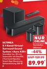 Aktuelle Fernseher Angebote bei Kaufland in Aachen Aktuelles 5.1-Kanal-Virtual-Surround-Sound-System »Aura A30« Angebot bei Kaufland in Aachen ab 89,99 €