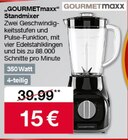 Standmixer Angebote von GOURMETmaxx bei Woolworth Stralsund für 15,00 €
