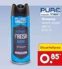 Deospray von Pure & Basic Men für 0,85 € bei Netto Marken-Discount im Angebot Deospray von Pure & Basic Men im aktuellen Netto Marken-Discount Prospekt