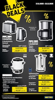 Toaster im METRO Prospekt "Wochenangebote SCO + Charity" mit 26 Seiten (Braunschweig)