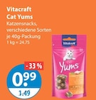 Cat Yums von Vitacraft im aktuellen V-Markt Prospekt für 0,99 €