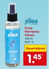 Pump-Haarspray Classic von jolea im aktuellen Netto Marken-Discount Prospekt für 1,45 €