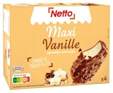 MAXI BÂTONNETS VANILLE AMANDE X4 - NETTO en promo chez Netto MAXI BÂTONNETS VANILLE AMANDE X4 - NETTO dans le catalogue Netto
