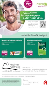 mea - meine apotheke Prospekt der KW 32 "Unsere August-Angebote" Aktueller mea - meine apotheke Prospekt "Unsere August-Angebote" Seite 1 von 4 Seiten