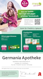 mea - meine apotheke Prospekt für Berlin mit 4 Seiten mea - meine apotheke Prospekt für Berlin: "Unsere September-Angebote", 4 Seiten, 01.09.2026 - 30.09.2026