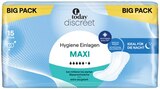 Hygiene Einlagen Maxi oder Hygiene Einlagen Normal von today im aktuellen REWE Prospekt für 3,95 €