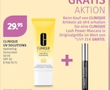 Mascara im Müller Prospekt UV Solutions Hydrating Sunscreen SPF 50 von Clinique im aktuellen Müller Prospekt für 29,95 €