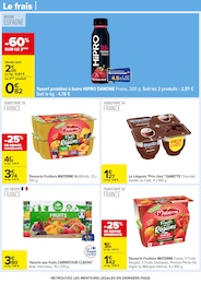 Prix et réduction Boisson Protéinée dans le prospectus Carrefour en cours Offre Boisson Protéinée dans le catalogue Carrefour du moment à la page 11
