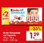 Schokolade von Kinder im aktuellen Netto Marken-Discount Prospekt für 1,29 €