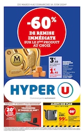 Prospectus Supermarchés de Hyper U à Soubès: "Hyper U", 1 page, 04/06/2024 - 16/06/2024