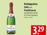 Aktuelles Rotkäppchen Sekt oder Fruchtsecco Angebot bei famila Nordost in Lüneburg ab 3,29 €