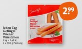 Aktuelles Geflügel Wiener Würstchen Angebot bei tegut in Frankfurt (Main) ab 2,99 €