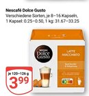 Latte Macchiato Angebote von Nescafé Dolce Gusto bei GLOBUS Bruchsal für 3,99 €