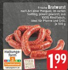 Aktuelles Frische Bratwurst Angebot bei E center in Oberhausen ab 1,99 €