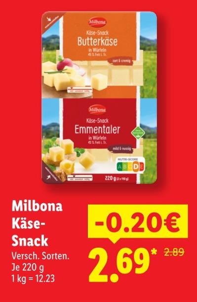 Käse-Snack Emmentaler