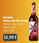 Mixery, Cola-Bier Orange im Angebot bei GetränkeLAND Mayer in Weißwasser Mixery, Cola-Bier Orange Angebote von Karlsberg bei GetränkeLAND Mayer Weißwasser für 16,99 €