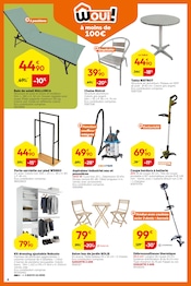 Table De Jardin Angebote im Prospekt "LES JOURS WOUI ! À ces prix tout est permis" von Weldom Table De Jardin Angebote im Prospekt "LES JOURS WOUI ! À ces prix tout est permis" von Weldom auf Seite 4