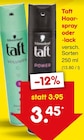 Haarspray oder -lack im Netto Marken-Discount Prospekt Haarspray oder -lack von Taft im aktuellen Netto Marken-Discount Prospekt für 3,45 €