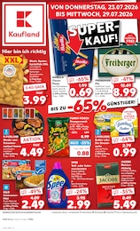 Kaufland Prospekt für Wurzen mit 56 Seiten Kaufland Prospekt für Wurzen: "Hier bin ich richtig", 56 Seiten, 23.07.2026 - 29.07.2026