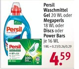 Waschmittel Gel, Megaperls, Discs oder Power Bars von Persil im aktuellen Rossmann Prospekt für 4,59 €