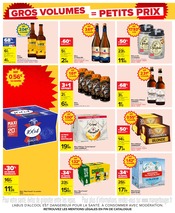 Promos Bière dans le catalogue "GROS VOLUMES = PETITS PRIX" de Carrefour Bière en promo dans le catalogue Carrefour à la page 4