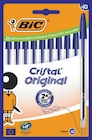 10 Stylos-Bille Cristal Original Bleu - BIC dans le catalogue Intermarché Hyper