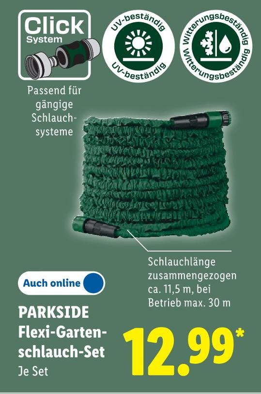 Flexi-Gartenschlauch-Set
