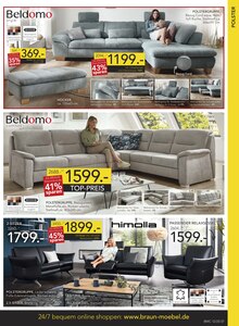 Sofa im aktuellen BRAUN Möbel-Center Prospekt (Freiburg (Breisgau)) Sofa im BRAUN Möbel-Center Prospekt "Gröööößter Sale des Jahres" mit 16 Seiten (Freiburg (Breisgau))