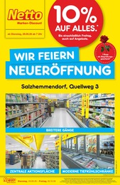 Netto Marken-Discount Prospekt für Salzhemmendorf: "Neueröffnung - 10% auf ALLES", 6 Seiten, 29.09.2026 - 02.10.2026