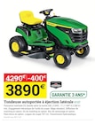 Tondeuse autoportée à éjection latérale X107 en promo chez Espace Emeraude Caen à 3 890,00 €