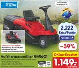 Aufsitzrasenmäher GAR601 Angebote von Güde bei Netto Marken-Discount Meerbusch für 1.149,00 €