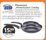 Pfannenset „Prima Cucina“ im V-Markt Prospekt Pfannenset „Prima Cucina“ von ELO im aktuellen V-Markt Prospekt für 15,99 €