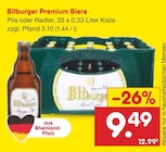 Premium Biere bei Netto Marken-Discount im Gondelsheim Prospekt für 9,49 €