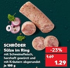 Sülze im Ring bei Kaufland im Andernach Prospekt für 1,29 €