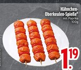 Hähnchen-Oberkeulen-Spieße mit Paprika im aktuellen EDEKA Prospekt für 1,19 €