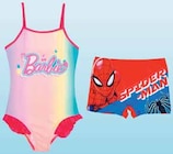 Maillots de bain enfant licence - Marvel / Spider-Man / Barbie - Intermarché Maillots de bain enfant licence - Marvel / Spider-Man / Barbie à 6,99 € dans le catalogue Intermarché