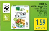 WWF My Veggie Tofu Classic im Angebot bei diska in Chemnitz WWF My Veggie Tofu Classic Angebote von EDEKA Bio bei diska Chemnitz für 1,59 €