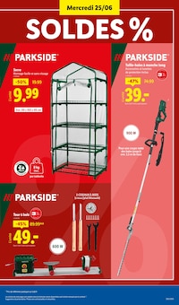 Promotion Serre De Jardin dans le prospectus Lidl, valable du 26/06/2025 au 02/07/2025 Promo Serre De Jardin dans le catalogue Lidl du moment à la page 31