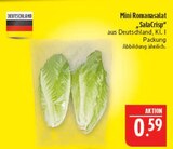 Aktuelle Salat Angebote bei Marktkauf in Nürnberg Aktuelles Mini Romasalat "SalaCrisp" Angebot bei Marktkauf in Nürnberg ab 0,59 €