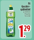 Geschirrspülmittel im EDEKA Prospekt Geschirrspülmittel von fit im aktuellen EDEKA Prospekt für 1,29 €