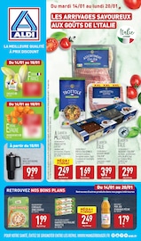 Catalogue Discount Alimentaire Aldi en cours à Bruay-sur-l'Escaut et alentours, "LES ARRIVAGES SAVOUREUX AUX GOÛTS DE L'ITALIE", 42 pages, 14/01/2025 - 20/01/2025