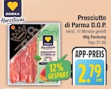 Prosciutto di Parma D.O.P. im EDEKA Prospekt Prosciutto di Parma D.O.P. von EDEKA Herzstücke im aktuellen EDEKA Prospekt für 2,79 €