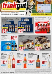 Bier im Trinkgut Prospekt in Mühldorf Aktueller Trinkgut Prospekt mit Bier, "Aktuelle Angebote", Seite 1