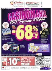 Prospectus Casino Supermarchés à Paris, "le mois CASINOMANIA, 100% Pouvoir d'Achat", 36 pages de promos valables du 13/03/2023 au 26/03/2023