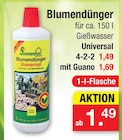Blumendünger Universal 4-2-2 im Angebot bei Zimmermann in Bremerhaven Blumendünger Universal 4-2-2 Angebote von Sonnenhof bei Zimmermann Bremerhaven für 1,49 €
